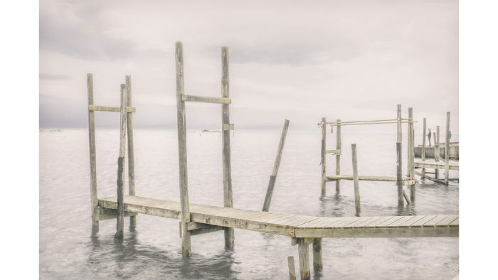 One of Racheal Young's winning images, a wharf with pastel hues One of Racheal Young's winning images, a wharf with pastel hues