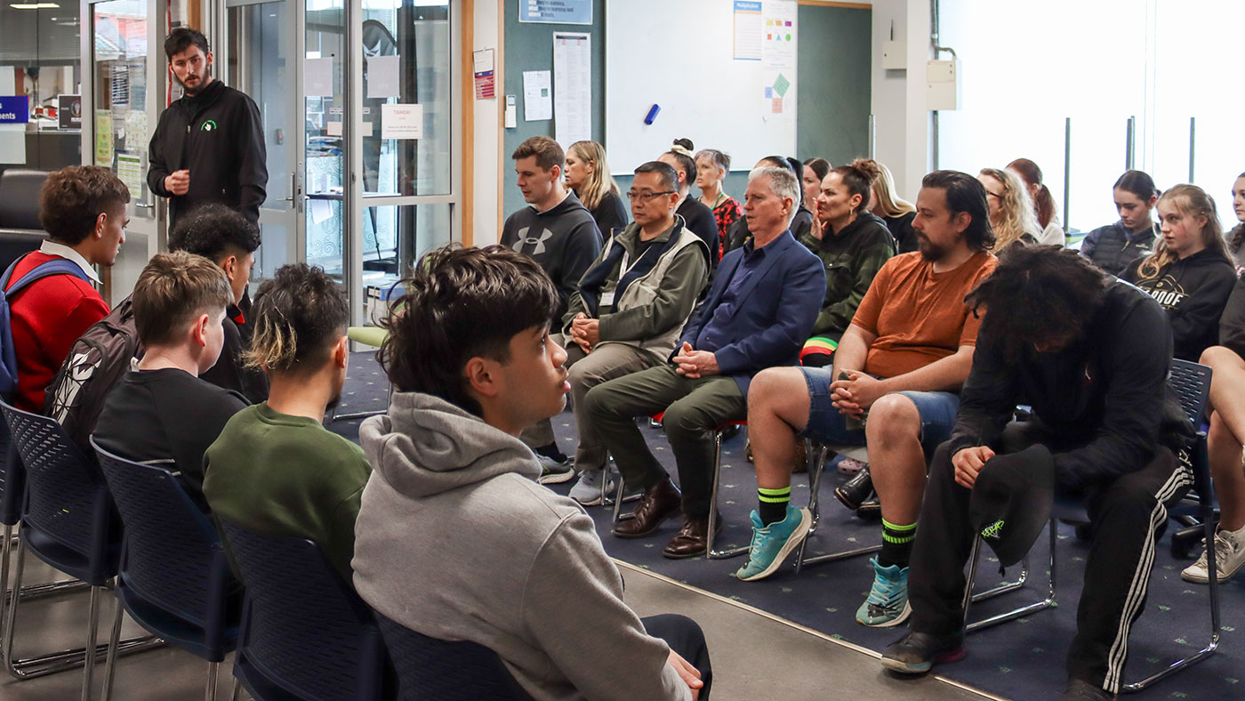 Horowhenua highway infrastructure pōwhiri at UCOL.